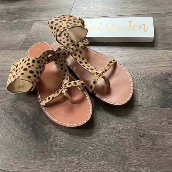 Sam Edelman Mollie Leopard Sandals NWOT - Picture 3 of 6